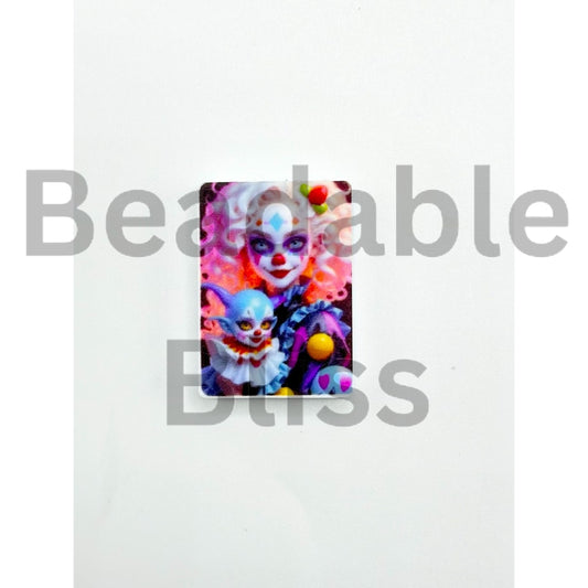 Clown Princess Silicone Focal Beads