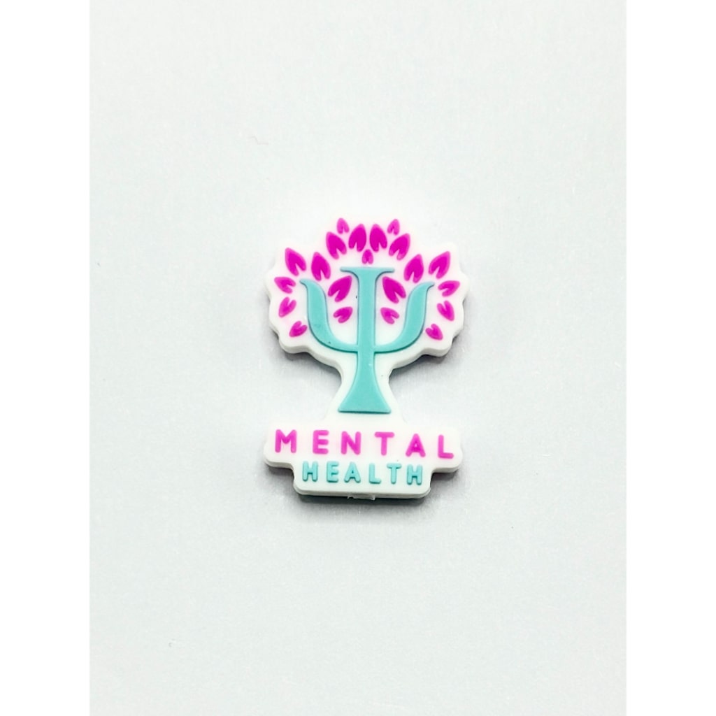 Mental Health Psychology Sign Silicone Focal Beads