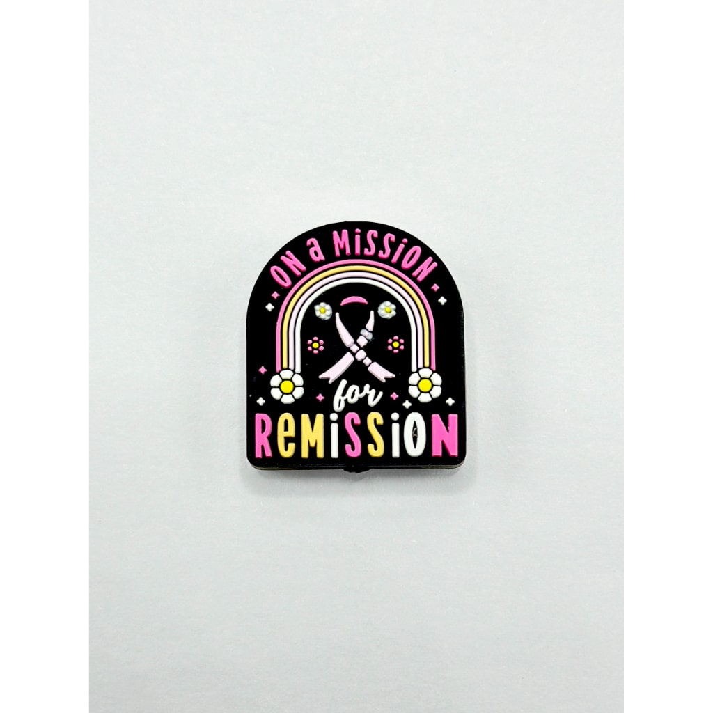 On a Mission Remission Fight with Cancer Silicone Focal Beads