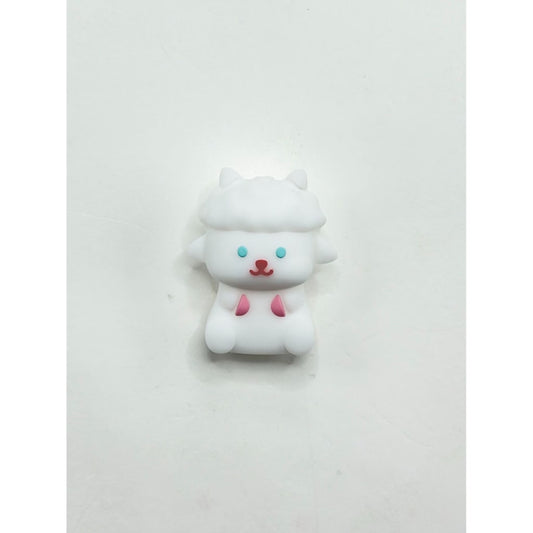 3D Little Cute Sheep Lamb Silicone Focal Beads