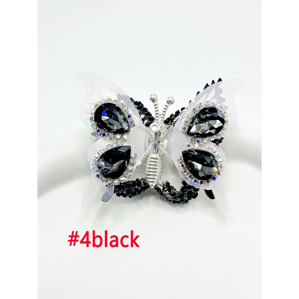 Sugar Butterfly with Alloy Wings Diamond Shape Rhinestone, Around 48*35MM