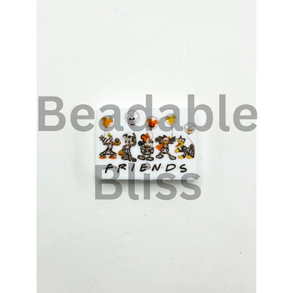 Micky Minni Friends Family Silicone Focal Beads