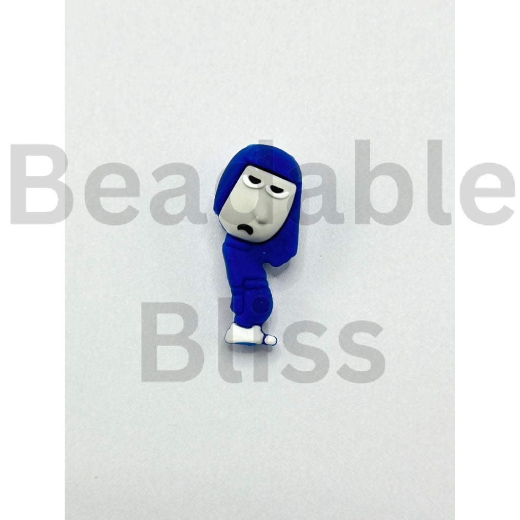 3D Insid Out Ennu Cartoon Silicone Focal Beads