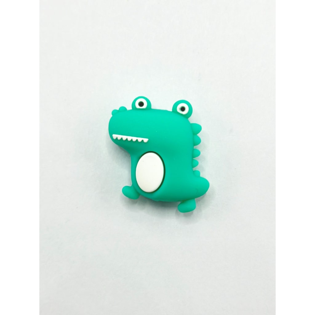 3D Little Cute Monster Dinosaur Silicone Focal Beads