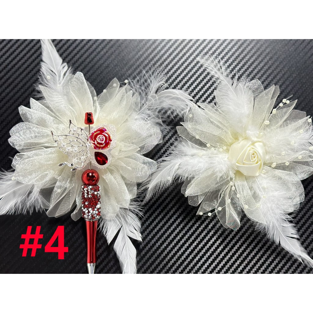 Large Fancy Fabric Lace Flower Pearl Chain Feather Alloy Butterfly Rhinestone Acrylic Sugar Beads, Please Read the Description