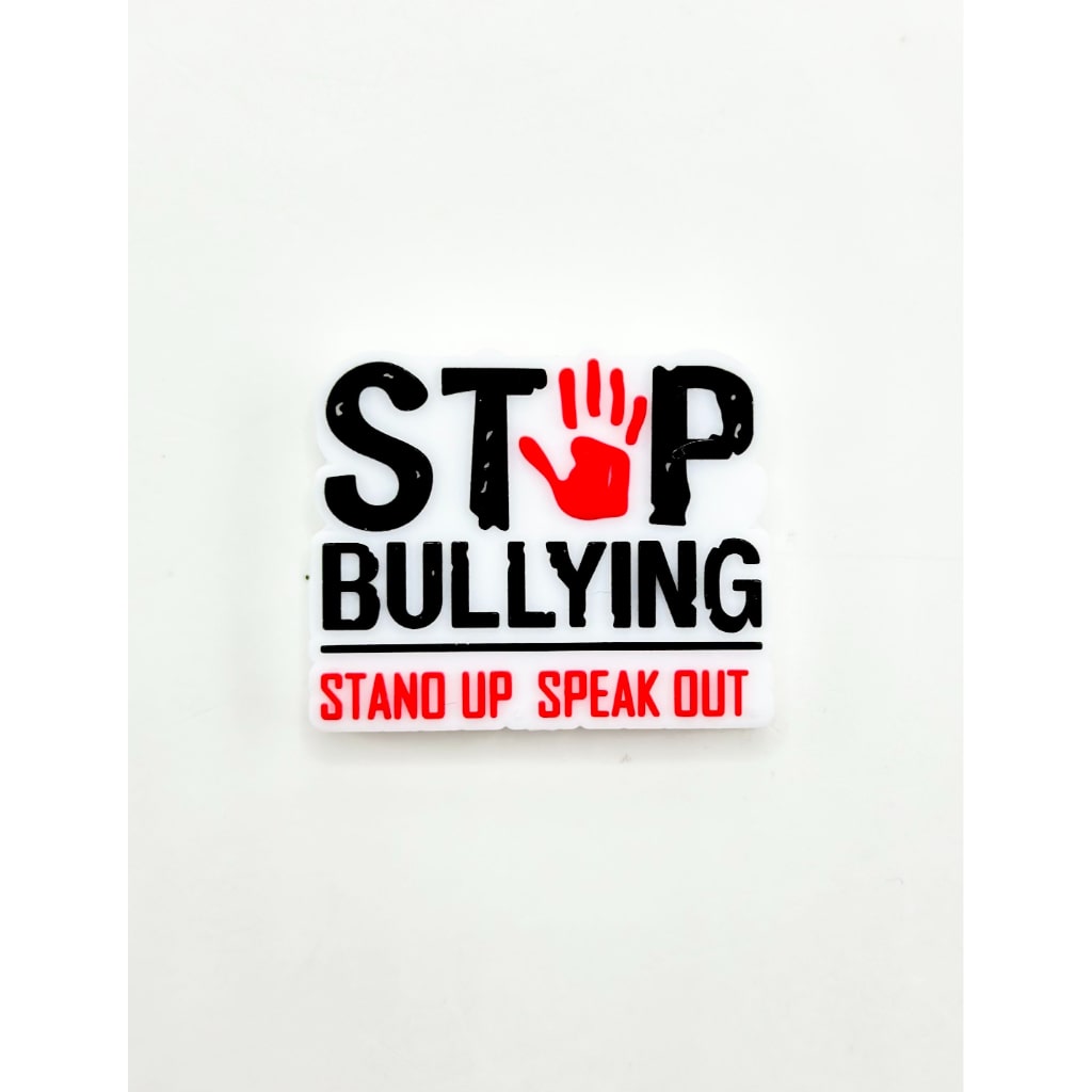 Stop Bullying Stand Up Speak Out Silicone Focal Beads