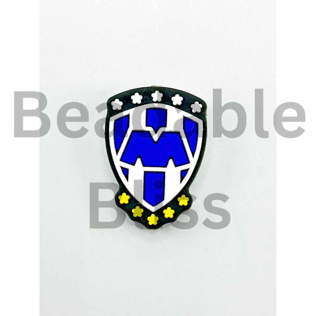 Sports Mexico Monterre Football Club Silicone Focal Beads