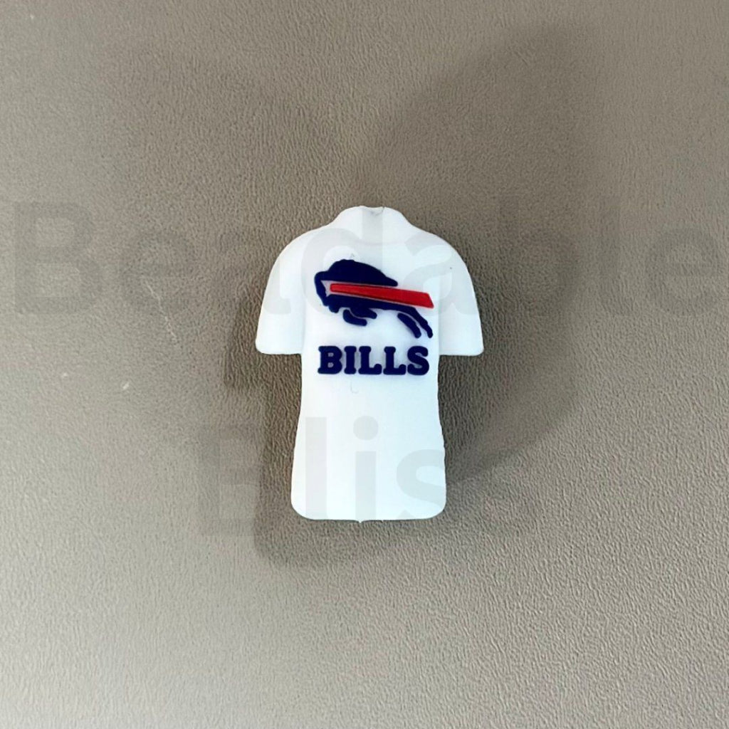 USA America Football Team Shirt Jersey Uniform Kansas Chie Dallas Cowbo San Francisco 49e Denver Bronc New Orleans Sain Chicago Bea Las Vegas Raide Detroit Lio Buffalo Bil Green Bay Packe Georgia Bulldo Pittsburgh Steele Silicone Focal Beads