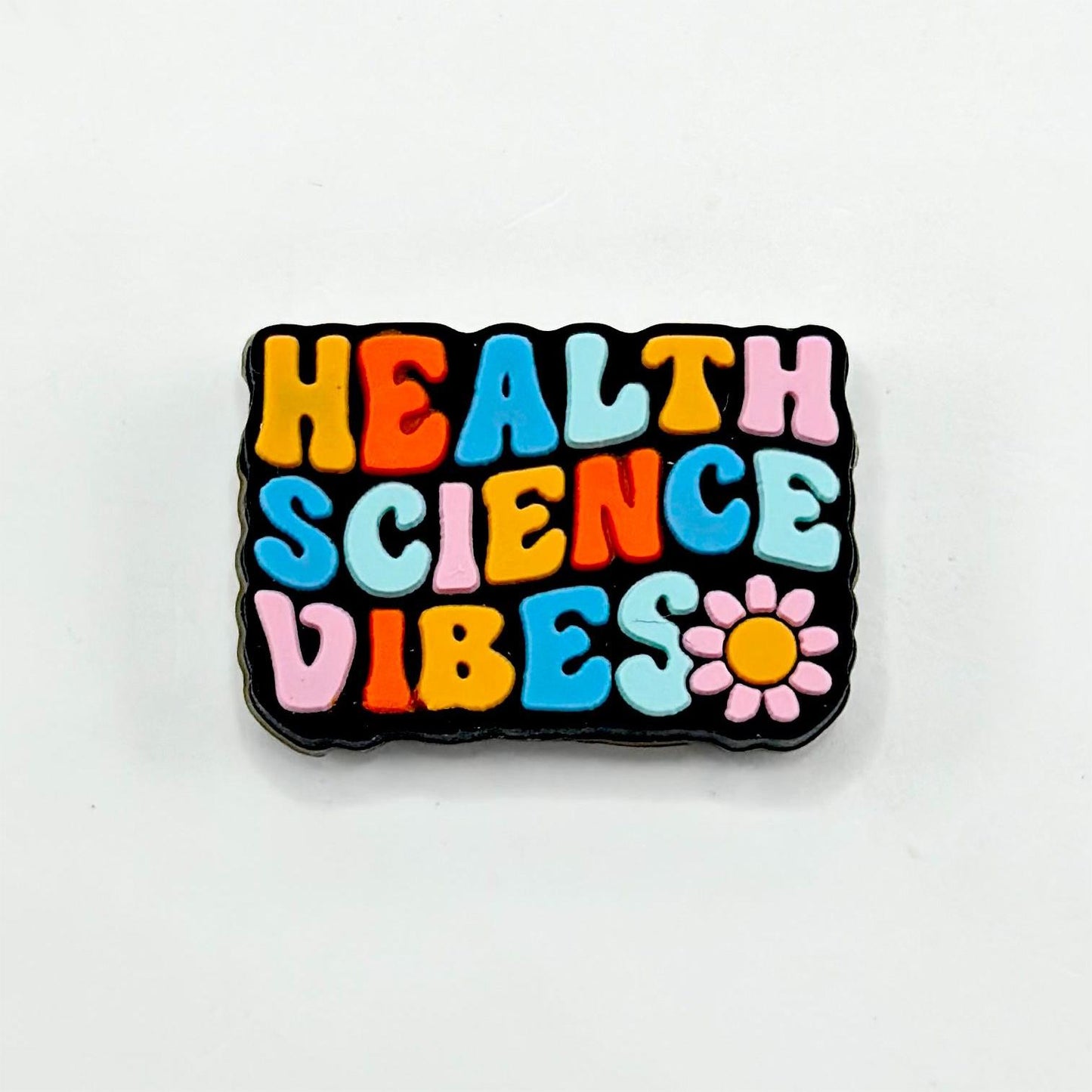 Health Science Vibes Small Flower Silicone Focal Beads