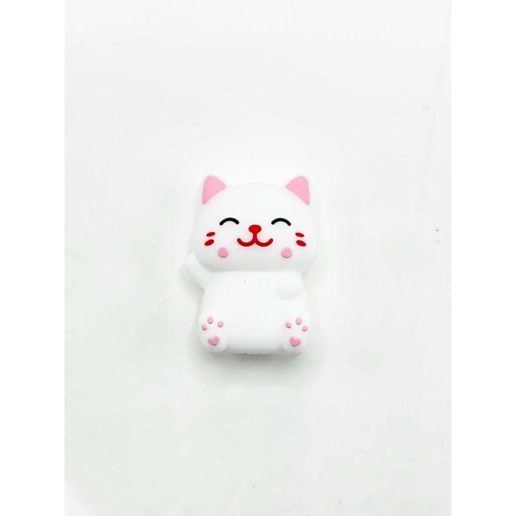 3D Little Cute Kitten Cat Silicone Focal Beads