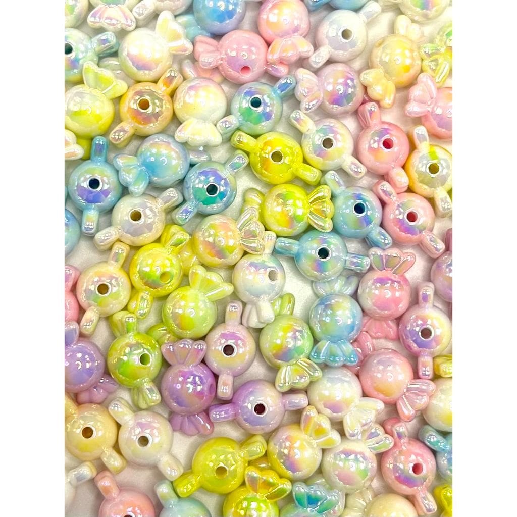 Sweet Candy Acrylic Beads, 12mm by 21mm