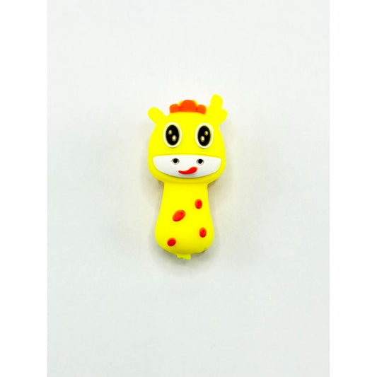 3D Cute Giraffe Silicone Focal Beads