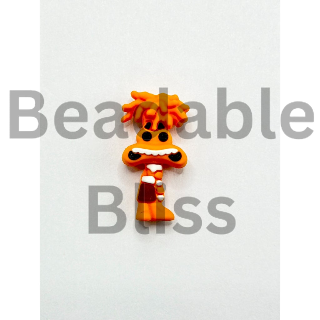 3D Insid Out Anxiet Cartoon Silicone Focal Beads