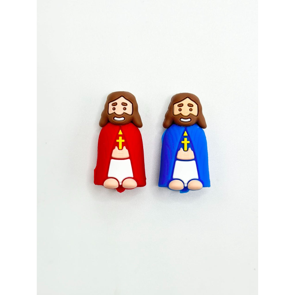 Bonding Mould Little Christian Jesus 3D Silicone Focal Beads