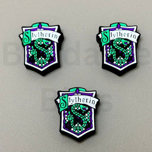 Harry Potte Slytherin House Magic Academy Silicone Focal Beads