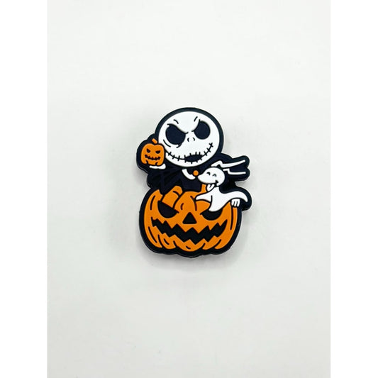 Jack and Pumpkin Halloween Silicone Focal Beads