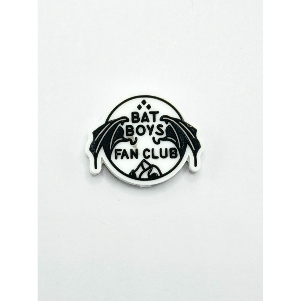 Bat Boys Fan Club Silicone Focal Beads