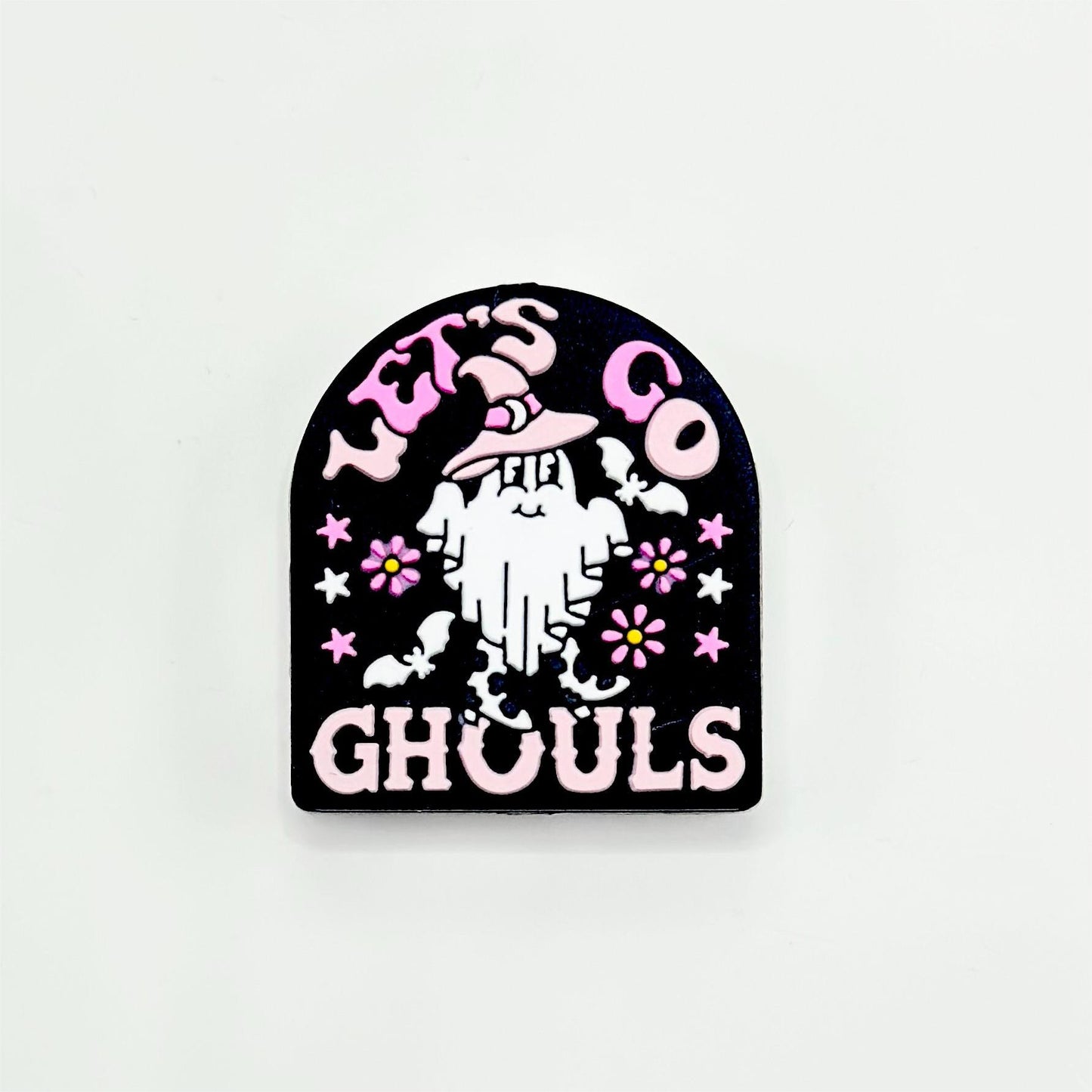 Let's Go Ghouls and Bats Silicone Focal Beads