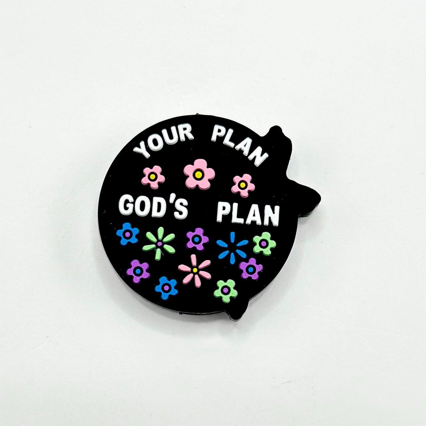 Your Plan God's Plan Pray on It Pray over It Pray through It Silicone Focal Beads