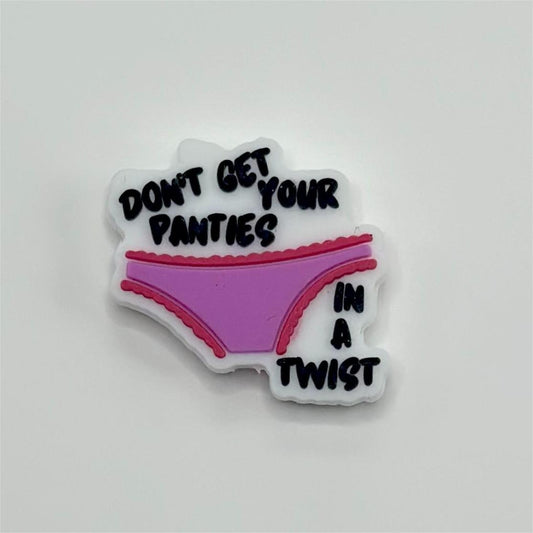 Don't Get Your Panties In a Twist Silicone Focal Beads